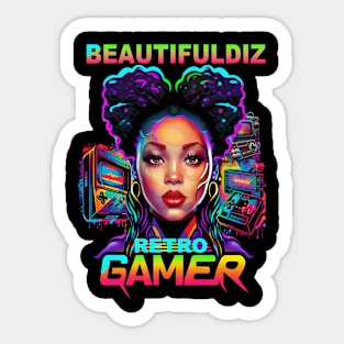 BeautifulDiz Retro Gamer Sticker